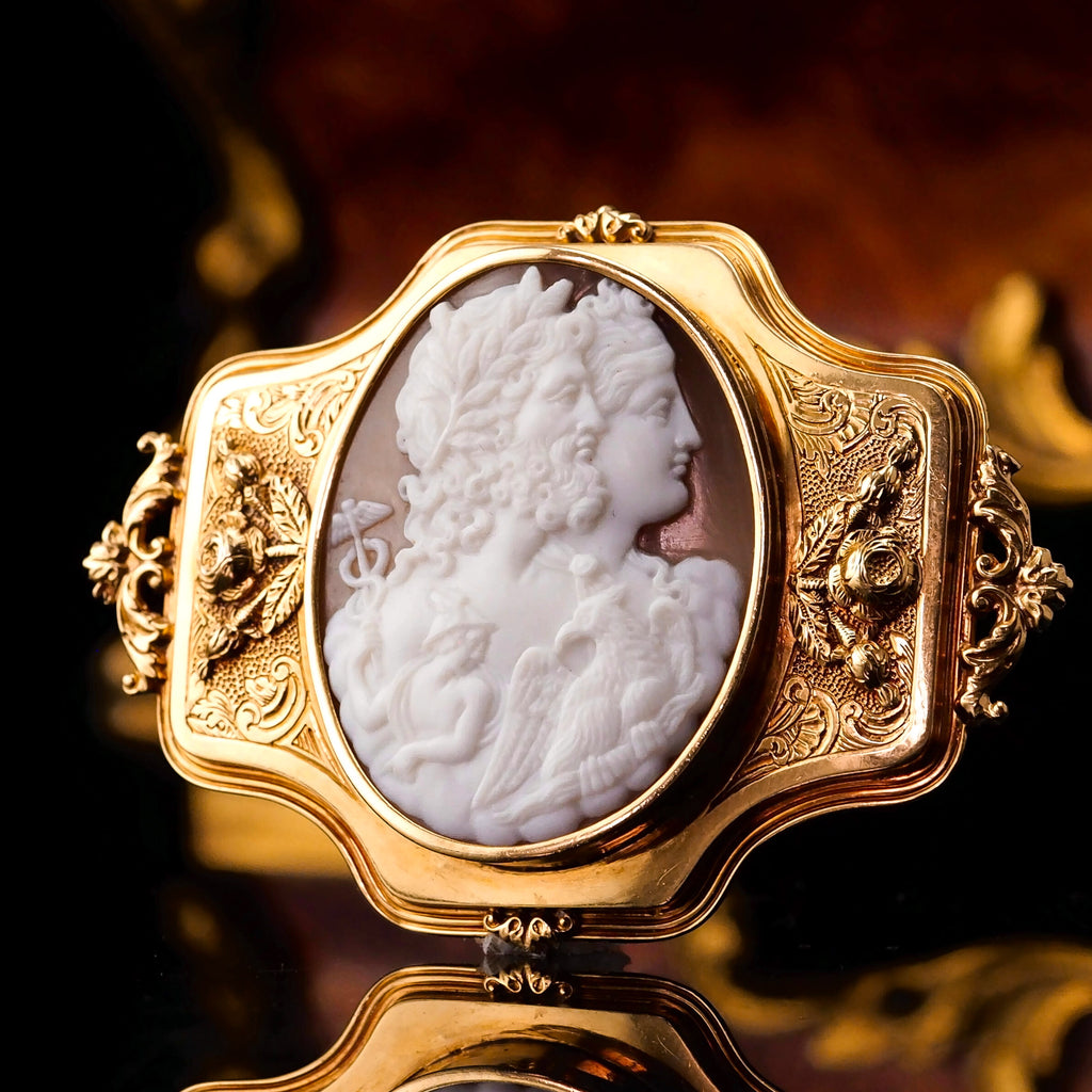 Antique Cameo 18ct Gold French