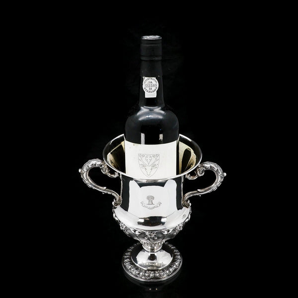 Solid Silver Georgian Campagna Loving Cup with Wine