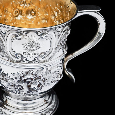 Georgian Solid Silver Loving Cup
