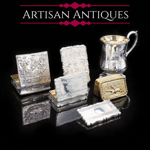 Silver Snuff Boxes and Victorian Tankard