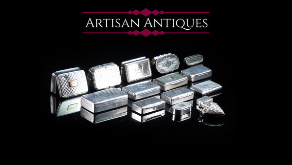 Antique Silver Snuff Boxes Artisan Antiques