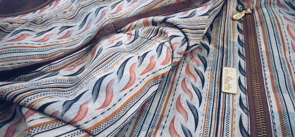Vive Ninette blends local fabrics and authentic leathers with a lovely italian touch to create one of a kind pieces