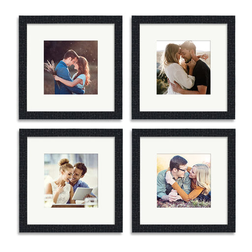 Art Street Picture Frames Set of 4 Wall Mounted Premium 3D Photo Frame  Vertical & Horizontal Wall Hanging Individual Collage for Home Décor.