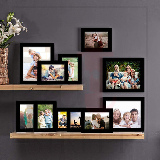 Art Street Picture Frames Set of 4 Wall Mounted Premium 3D Photo Frame  Vertical & Horizontal Wall Hanging Individual Collage for Home Décor.