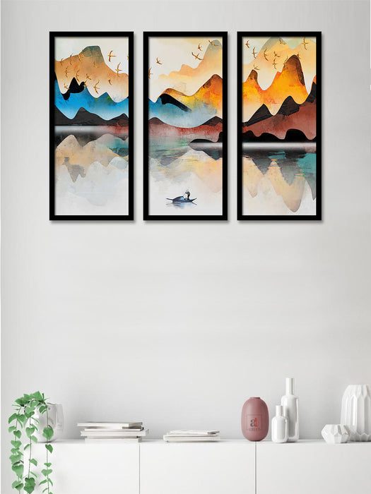 Nature Theme Framed Painting, 3 Framed Art Prints for Living Room in C —  ART STREET