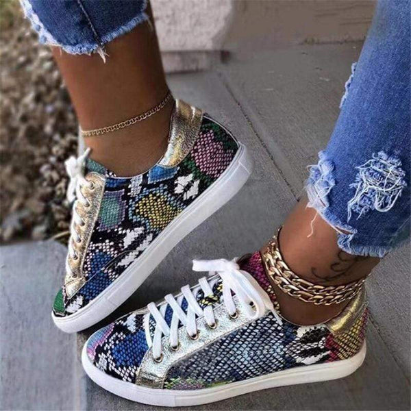 snakeskin sneakers boutique