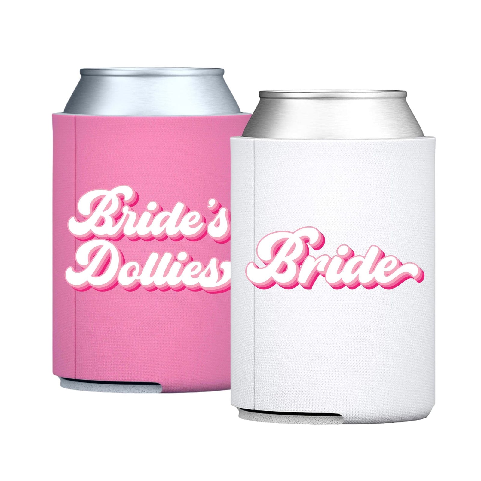 Two Brides Are Better Can Cooler - Sprinkled With Pink