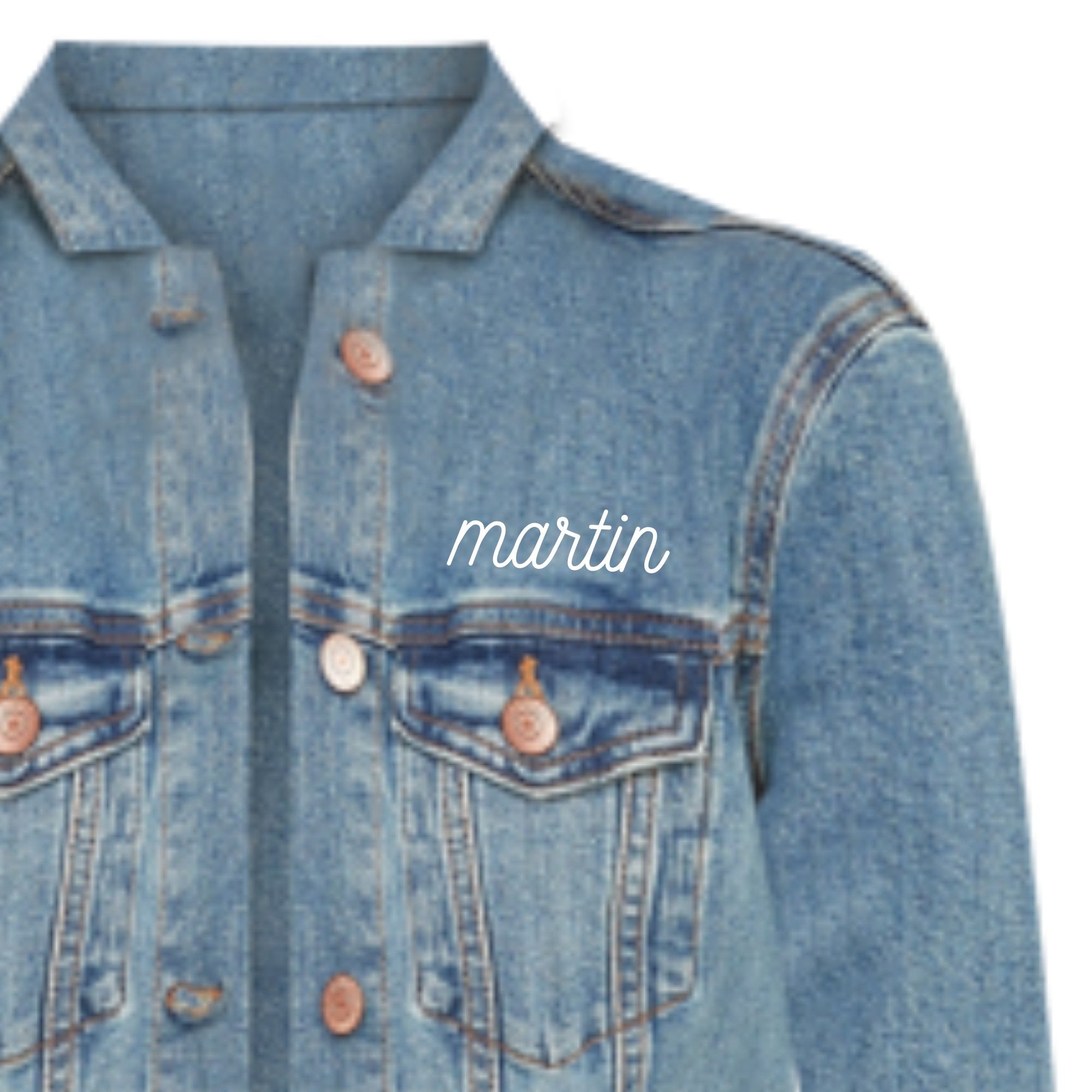 Circle Monogram Jean Jacket