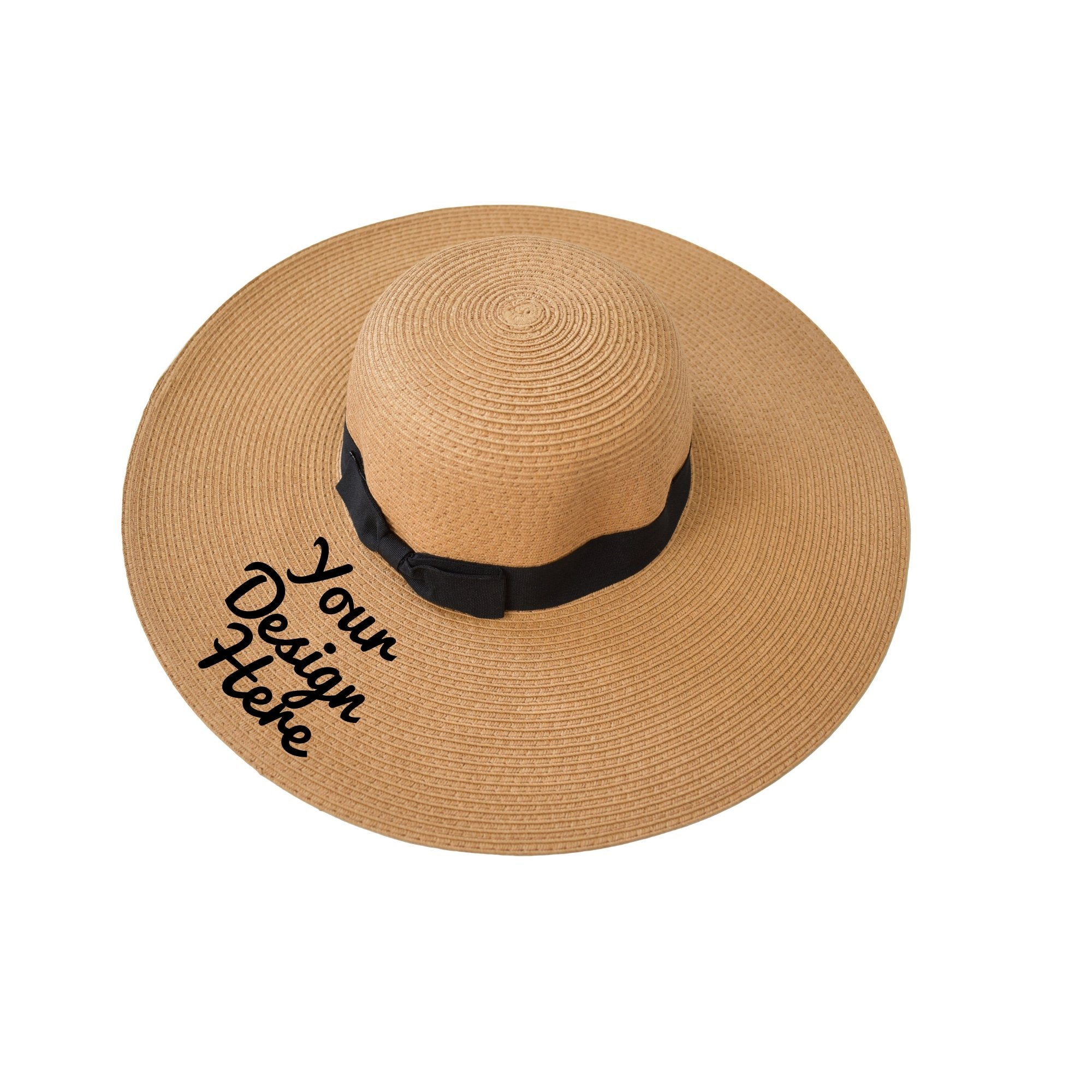 custom embroidered floppy hat