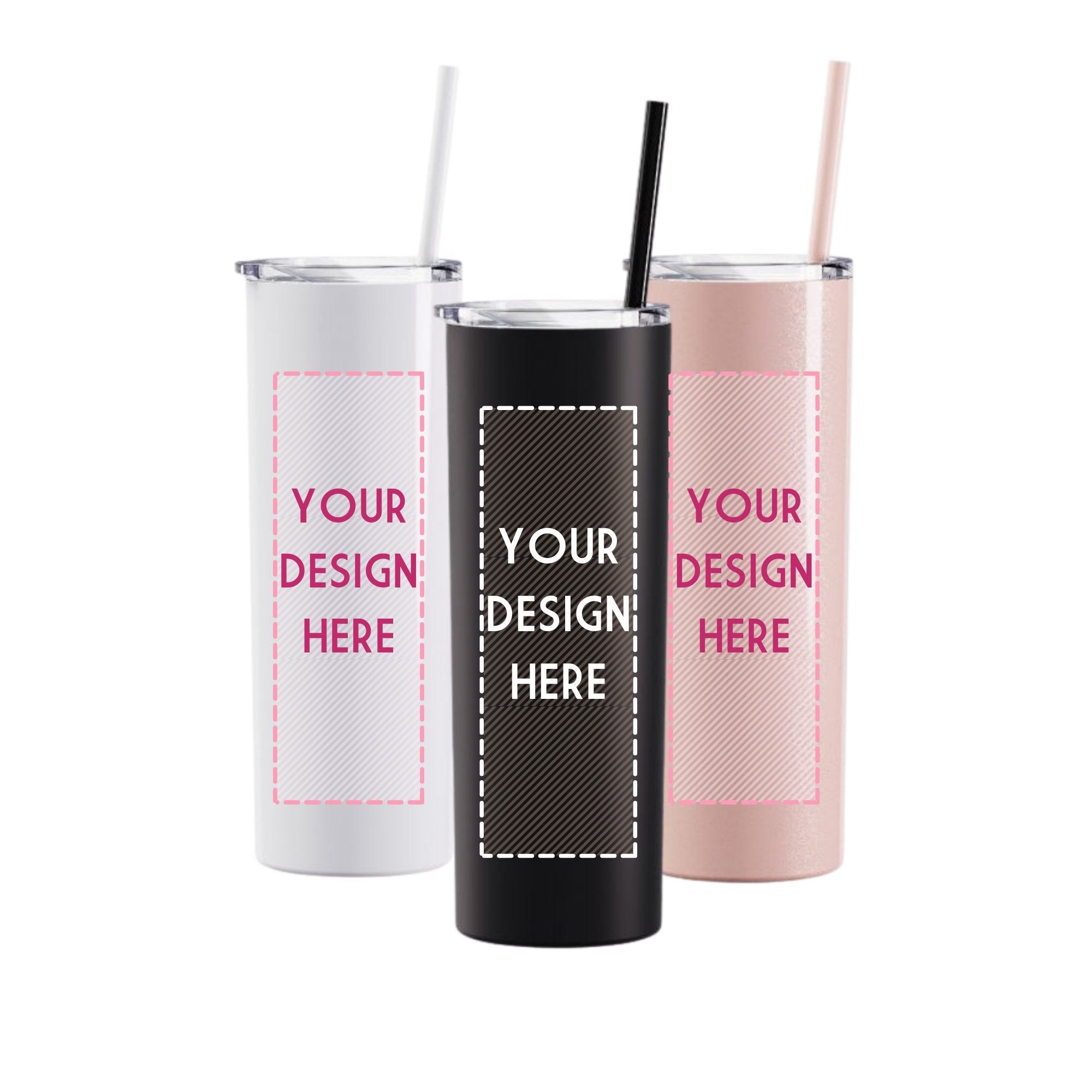 Personalized Wine Tumblers - Horizontal Text – SayaBell Stamps