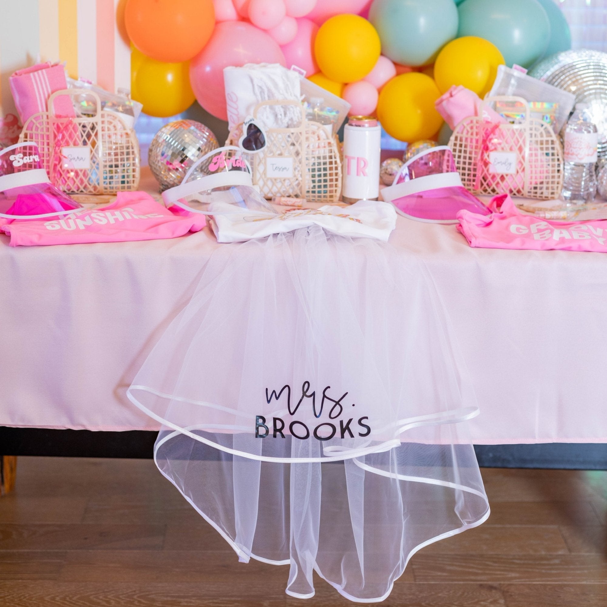 Two Brides Are Better Can Cooler - Sprinkled With Pink