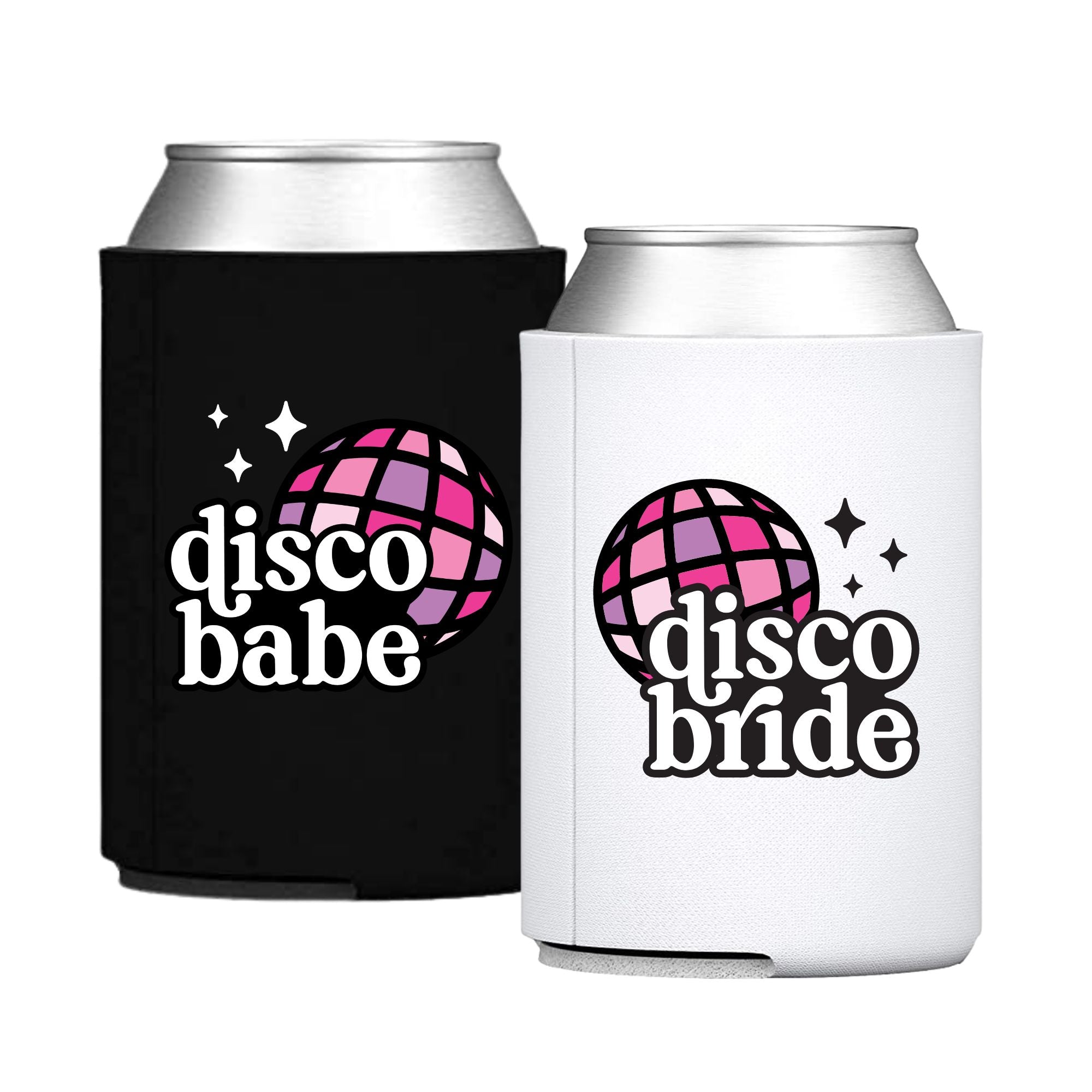 Two Brides Are Better Can Cooler - Sprinkled With Pink