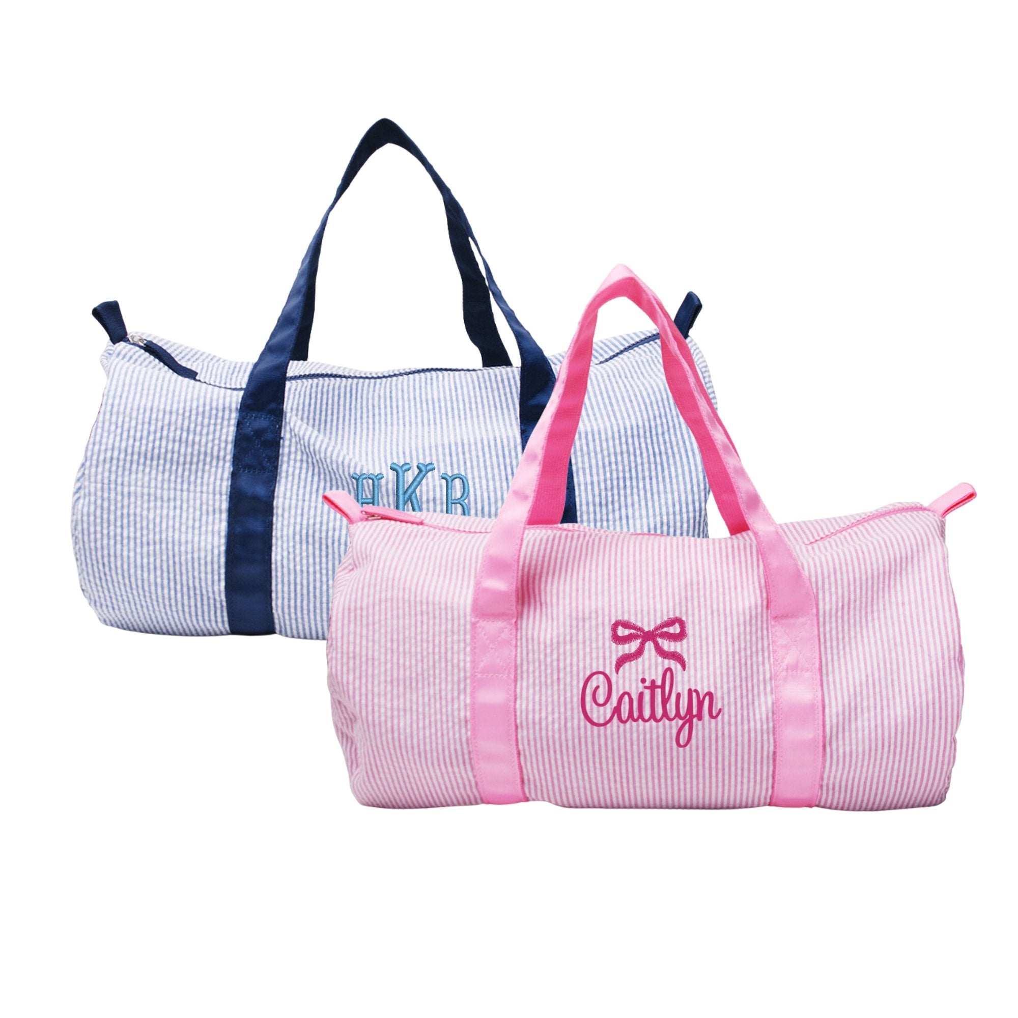 Monogrammed Seersucker Toiletry Bags  Monogrammed Bags – Preppy Monogrammed  Gifts