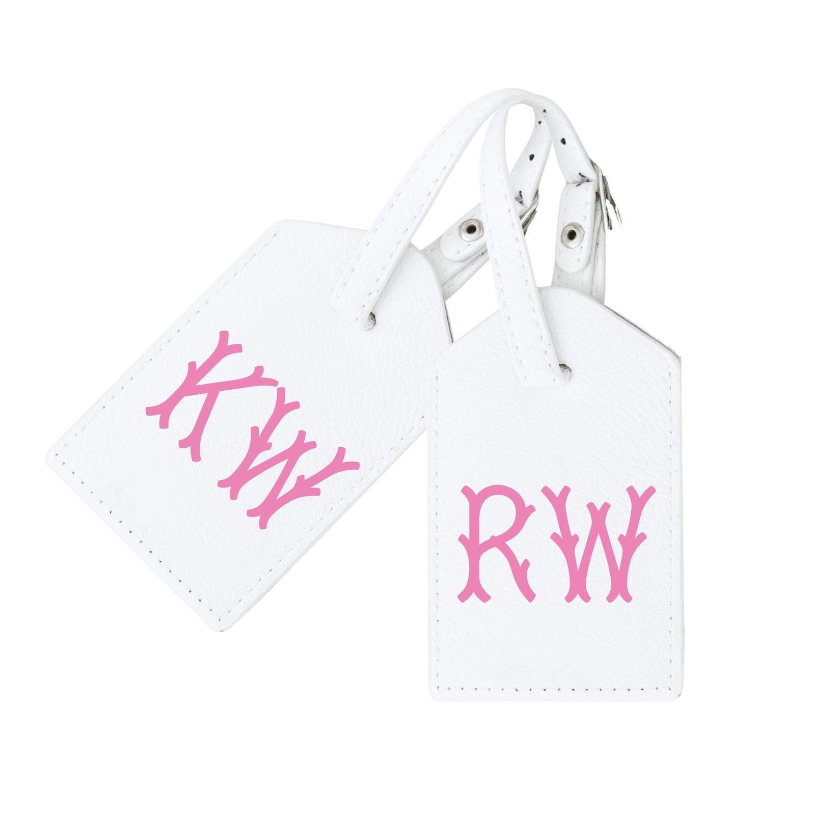 Monogrammed Passport Holder (Foil) - Sprinkled With Pink