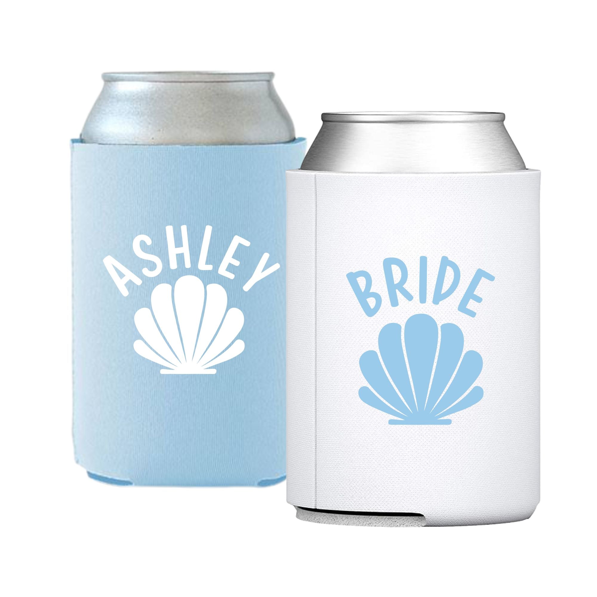 Customizable Skinny Can Cooler - Sprinkled With Pink