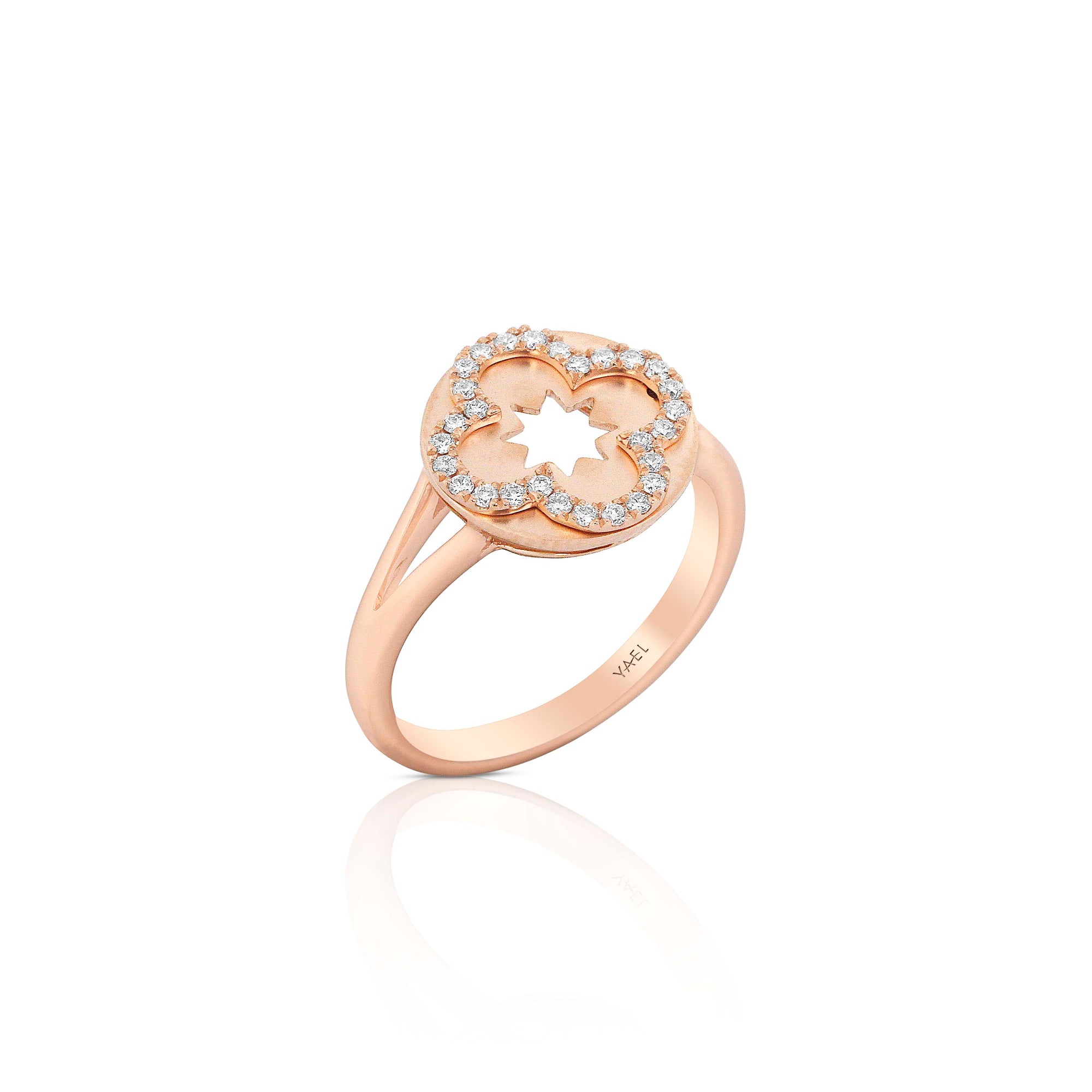 Diamond Flora Ring by Yael - White Gold