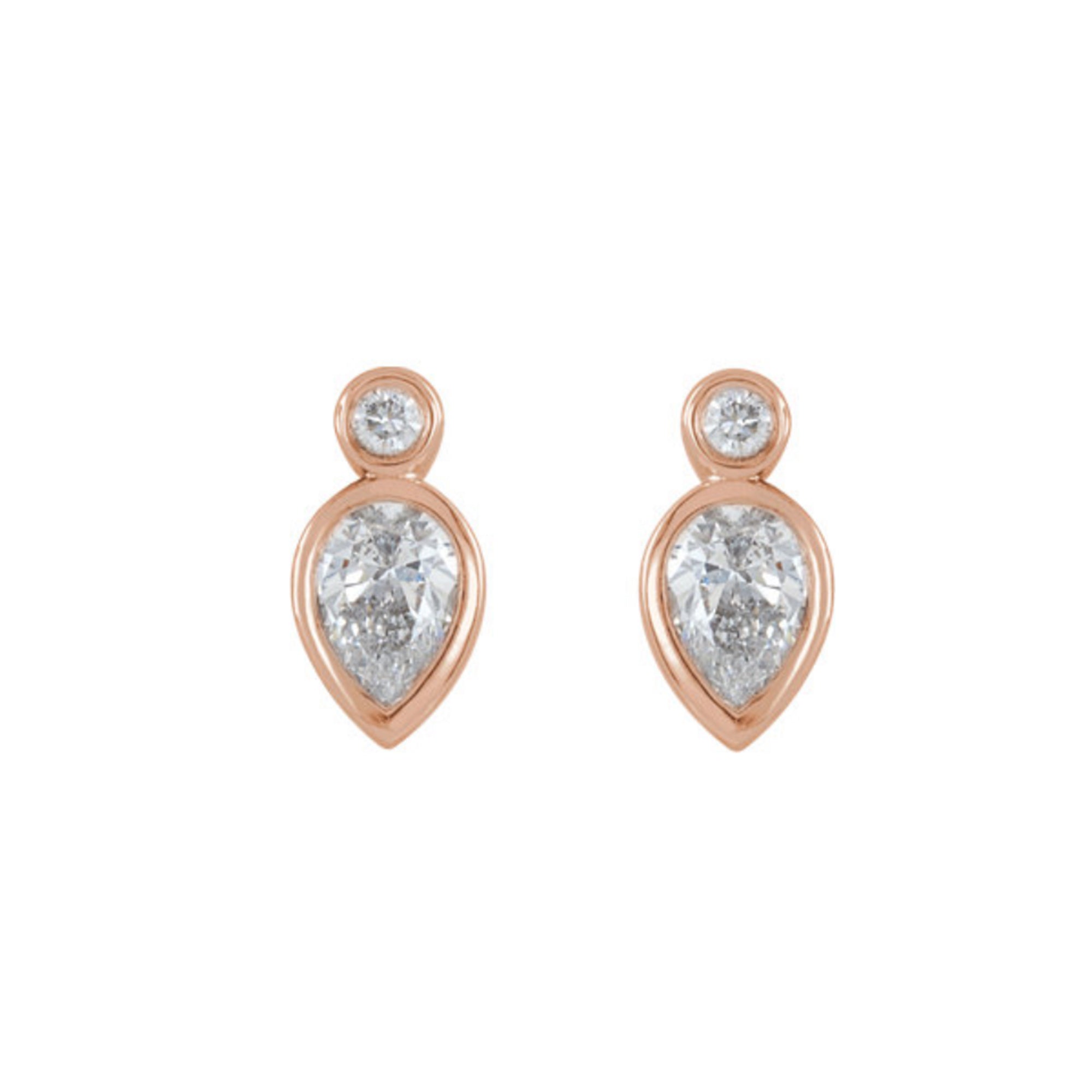 Buy Rose Gold Earrings Designs Online in India  Candere by Kalyan Jewellers