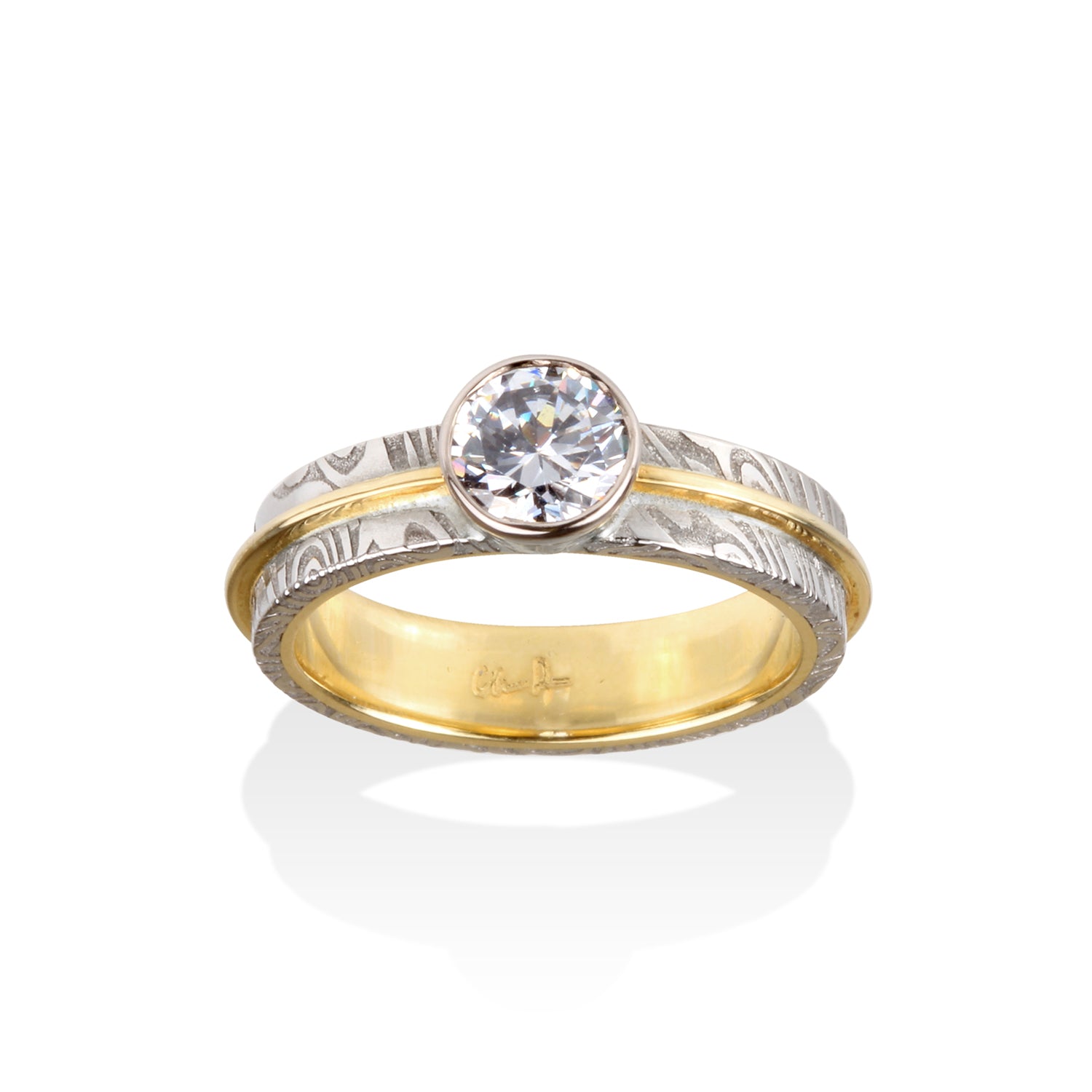Samantha 4 Carat Cushion Lab Grown Diamond Accented Engagement Ring 14K  White Gold , ST085DLC - ItsHot