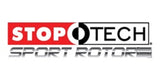 StopTech 2015 VW GTI Front BBK w/ Trophy ST-40 Caliper Zinc Drilled 328X28 2pc Rotor