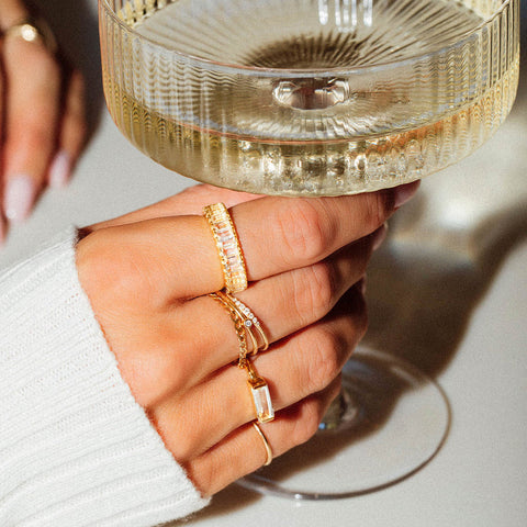 Leah Alexandra Stacked Rings