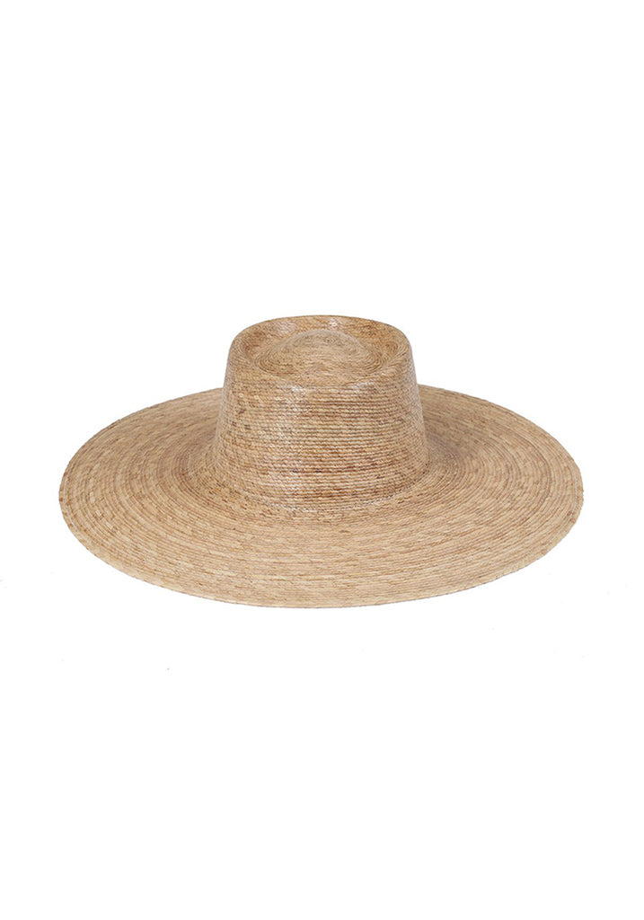 SA Palms Under Brim Straw Hat Tie-Die Deco