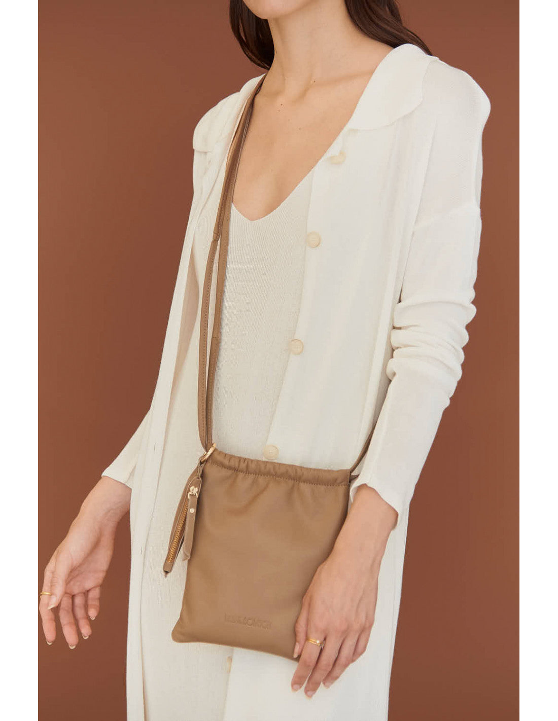 CHARLI - SELMA BELL SLEEVE CARDIGAN - SAND – Charli London