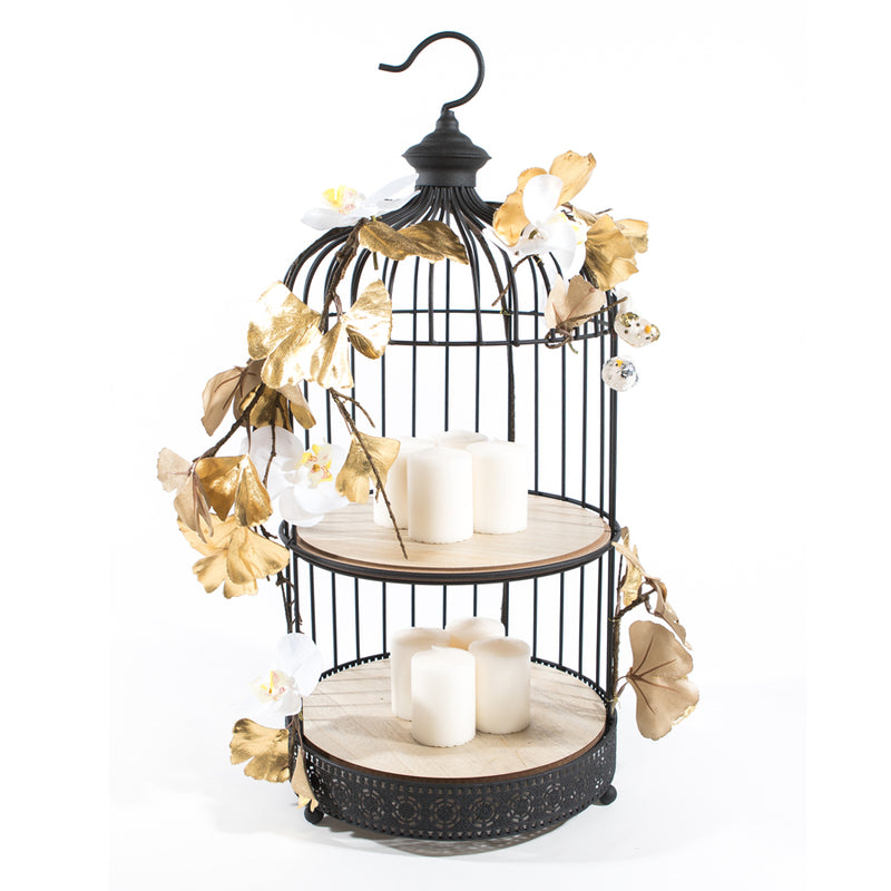 2 tier bird cage