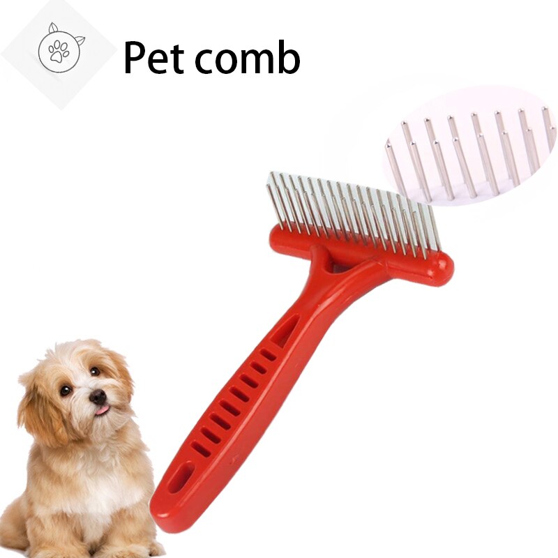 v rake dog brush