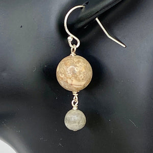 Pluto + Charon Dangle Earrings