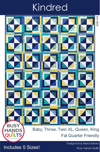 Kindred Quilt Pattern PRINTED