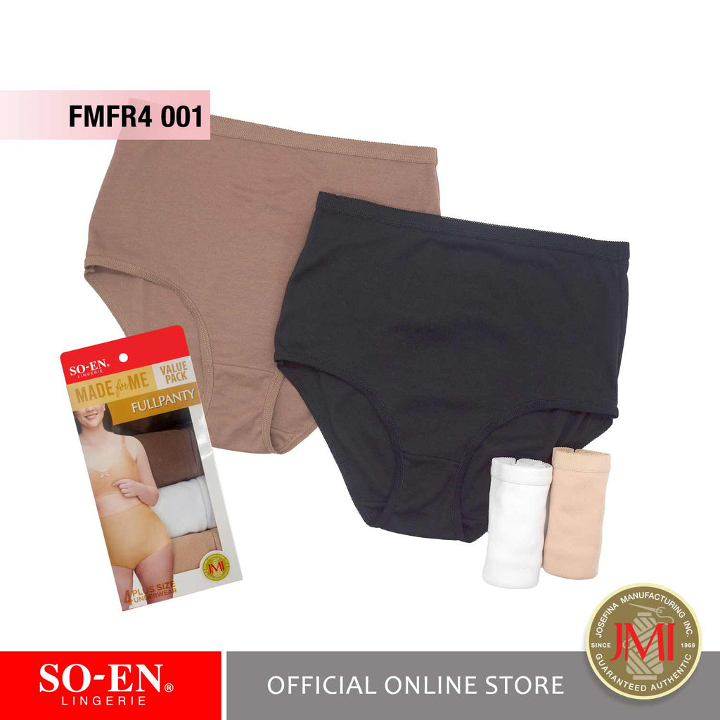 SO-EN GP Full panty for ladies (6pcs. or 12 pcs.) RANDOM PLAIN