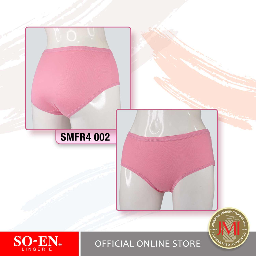 SO-EN (GP) Embroidered Design Full Panty - Large