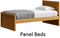 Panel style bed