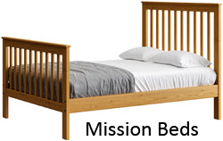 Mission style bed