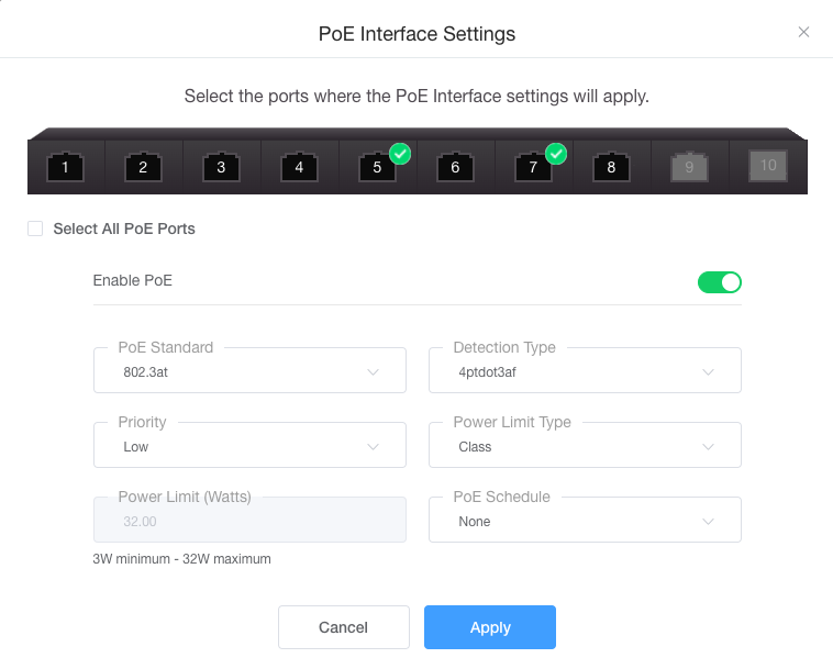 StorageReview Netgear M4250 9G1F POE GUI