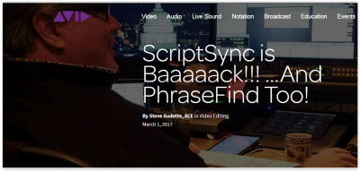scriptsync and phrasefind are back
