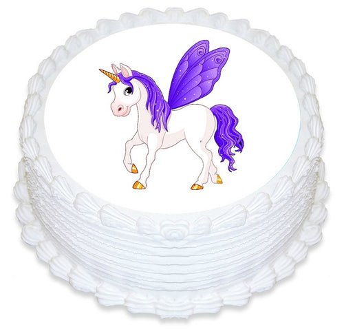 Unicorn A4 Size Edible Icing Image – printsoncakes