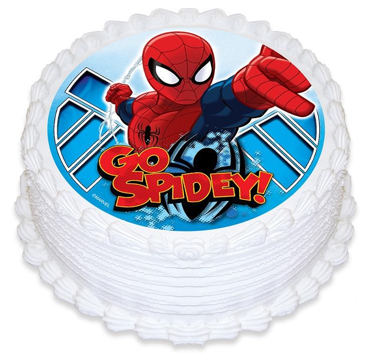 Spiderman Edible Cake Image – The Caker's Pantry