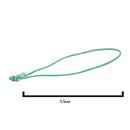 5.5cm Poultry Loops Green/White Elasticated Polyester Meat Ties. From £21.50 per 5000