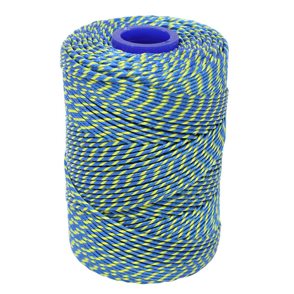 Polyester Blue & Yellow Butchers String/Twine Size in 100m (225g) – Butchers -Sundries