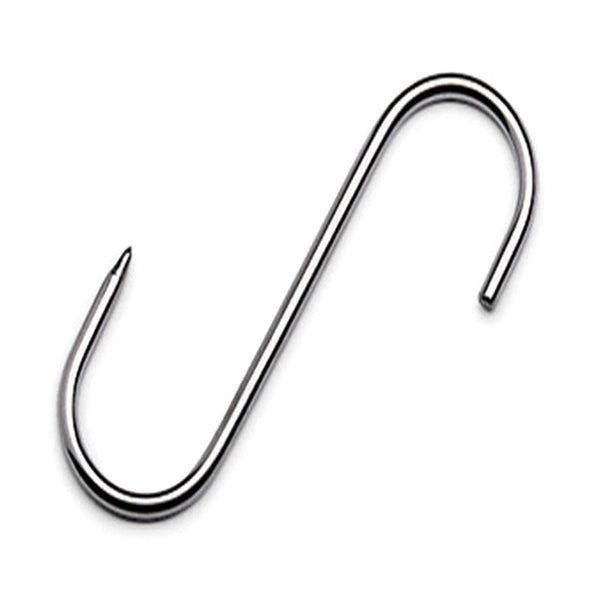 160 x 6mm S Butchers Meat Hanging Hooks - 10 Hooks/Box – Butchers-Sundries