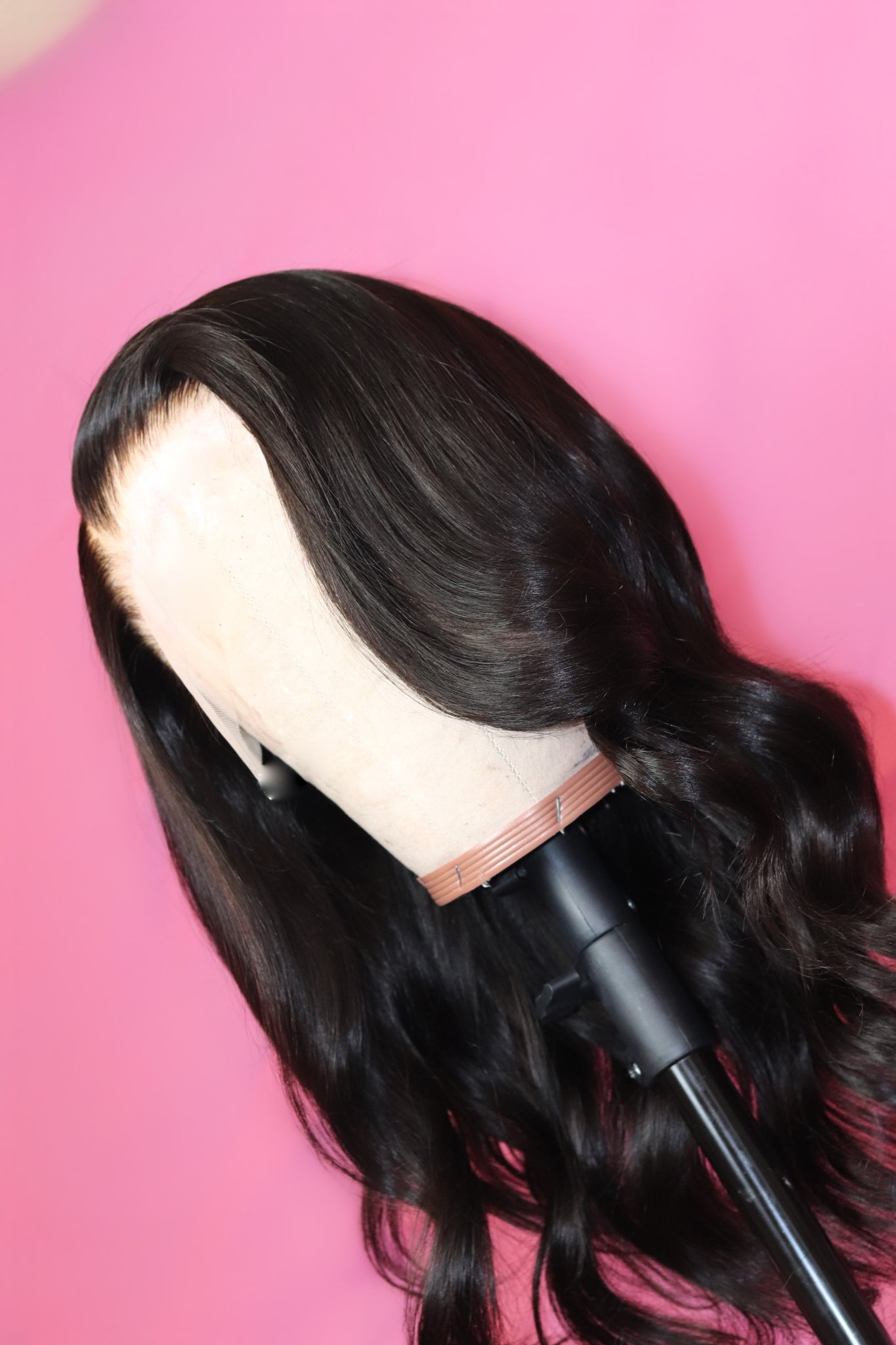 deep side part lace front wig