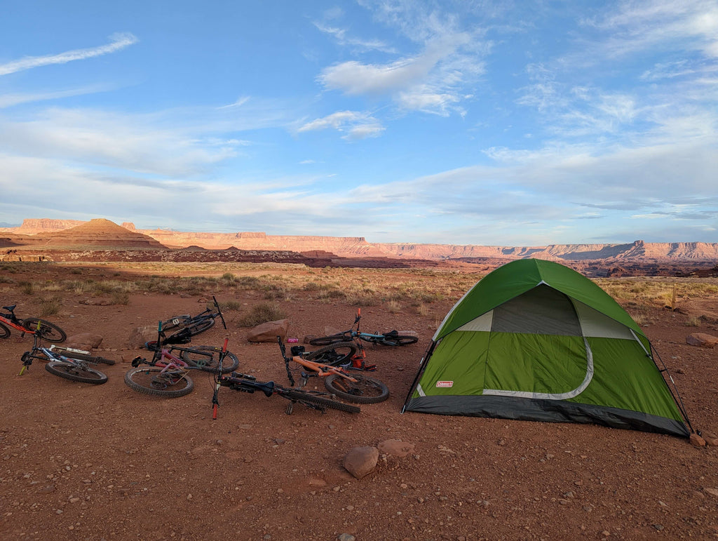 Mountain biking the White Rim in Canyonlands National Park, Utah - Kaden Apparel Ambassador Sarah Gross