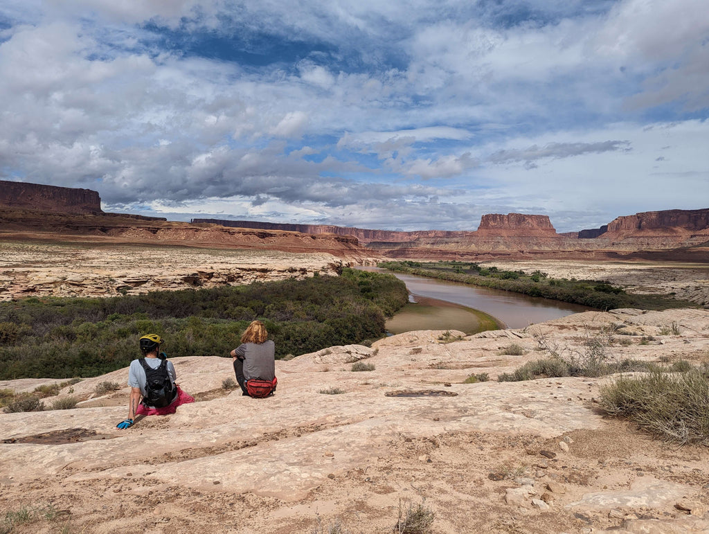 Mountain biking the White Rim in Canyonlands National Park, Utah - Kaden Apparel Ambassador Sarah Gross