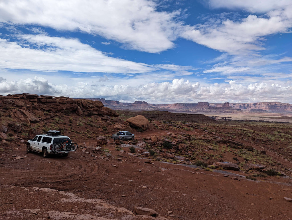 Mountain biking the White Rim in Canyonlands National Park, Utah - Kaden Apparel Ambassador Sarah Gross