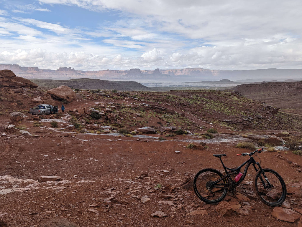 Mountain biking the White Rim in Canyonlands National Park, Utah - Kaden Apparel Ambassador Sarah Gross
