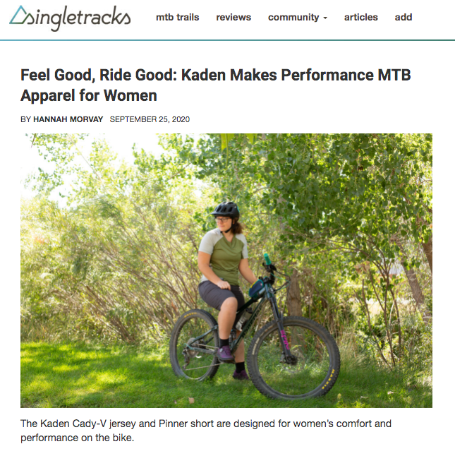 Singletracks Review of Pinner Short and Cady-V Jersey - Singletracks Screengrab