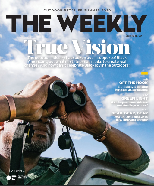 Pinner Short Featured in "The Weekly" From Outdoor Retailer - Issue Cover