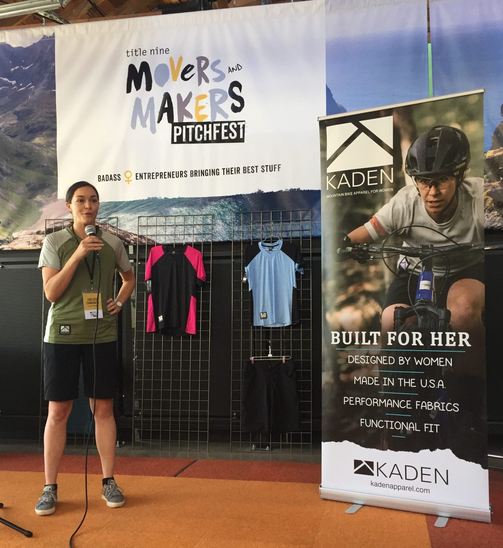 Kaden Selected as Title Nine 2019 Movers & Makers Pitchfest Finalist - Kaden Pitch Image