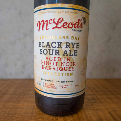 McLeod's Black Rye Sour Ale 6.6% 500mL bottle - Bottle Stop